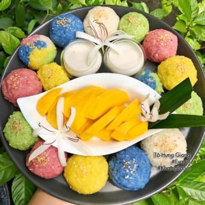 Cách Làm Xôi Xoài Ngũ Sắc